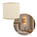 Arandela de Parede Apollo Tela Natural 3320 Madelustre 29cm E27 Bivolt Decorativa ST3341