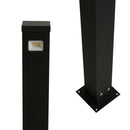 Poste de Luz Externo 240cm LED 10W 3000K Preto para Jardim Starlumen ST3283