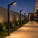 Poste de Luz Externo 240cm LED 10W 3000K Preto para Jardim Starlumen ST3283