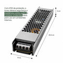 Fonte de Alimentação Slim 24V 8.3A 200W 7297 Nordecor ST3078
