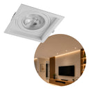 Spot Embutir Loyo Quadrado Branco P/ PAR30 IP20 Policarbonato 6832 Nordecor ST3235