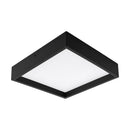 Painel Plafon LED Sobrepor Quadrado Recuado 24W 3000K Preto Opus Inside Square 87364 ST3340