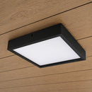 Painel Plafon LED Sobrepor Quadrado Recuado 24W 3000K Preto Opus Inside Square 87364 ST3340