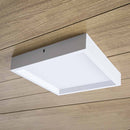 Painel Plafon LED Sobrepor Quadrado Recuado 18W 3000K Branco Opus Inside Square 87289 ST3340