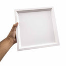 Painel Plafon LED Sobrepor Quadrado Recuado 18W 3000K Branco Opus Inside Square 87289 ST3340
