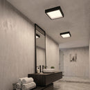 Painel Plafon Kais Sobrepor Quadrado Recuado de LED 18W 4000K Preto 4253 Nordecor ST3269
