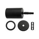 Mini Spot Usinado C/ Canopla p/ GU10 MR16 TU0018 Technoline ST3164 - Preto