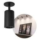 Mini Spot Usinado C/ Canopla p/ GU10 MR16 TU0018 Technoline ST3164 - Preto