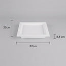 Painel LED Embutir Recuado Quadrado 18W 4000K Luz Neutra Opus Inside Square 85308 ST3347