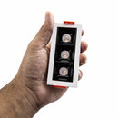 Spot Downlight LED Embutir Evon 3 Focos 24° 6W 3000K IRC90 Branco/Preto DL-7308 Astraled ST3295