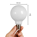 Lâmpada LED Stella G95 Ballon Milky Filamento 7W 3000K Branco Quente E27 Bivolt 800lm ST1734
