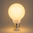Lâmpada LED Stella G95 Ballon Milky Filamento 7W 3000K Branco Quente E27 Bivolt 800lm ST1734