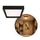 Painel Plafon Kais Preto Sobrepor Quadrado Recuado de LED 36W Luz Quente 3000K 4270 Nordecor ST3269