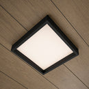 Painel Plafon Kais Preto Sobrepor Quadrado Recuado de LED 36W Luz Quente 3000K 4270 Nordecor ST3269