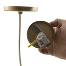 Pendente Apollo Madelustre Castanho Madeira e Tela Sintética 1XE27 3501 ST3348