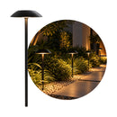 Espeto de Jardim LED 4W 3000K 52cm em Alumínio Preto Texturizado Luz Externa E-1045 Ideal ST3355