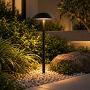 Espeto de Jardim LED 4W 3000K 52cm em Alumínio Preto Texturizado Luz Externa E-1045 Ideal ST3355
