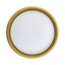 Plafon LED Sobrepor Yael Redondo 25W Dourado C/ Branco 3 Cores de Luz Luminatti ST3357