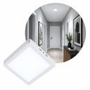 Painel Plafon LED de Sobrepor Backstage Quadrado 6W 6500K Branco Lumanti 11x11cm ST3316