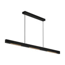Pendente LED Flux Movi 30W 3000K Preto Luz Direta e Indireta Dimerizável LM3190 ST3360
