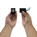 Spot LED Sobrepor Quadrado Opus Minima Glow 4.5W 3000K 30° Preto IP65 Externo ST3293