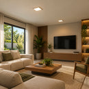 Painel Plafon LED Embutir Recuado Quadrado 18W Luz Neutra 120° Nordecor Kais 4192 ST3145