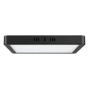 Painel Plafon LED Sobrepor Quadrado 24W 3000K 1680lm Opus em Alumínio Preto 82109 ST3361
