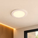 Painel Plafon LED Embutir Redondo 18W 3000K Branco Opus Eco 33884 ST3362