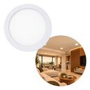 Painel Plafon LED Embutir Redondo 18W 3000K Branco Opus Eco 33884 ST3362