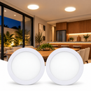 Kit 2 Painéis LED Embutir Redondo 18W 4000K ST3363