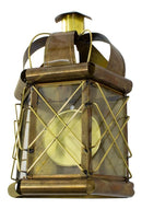 Arandela Artesanal Ouro Velho Latão Rainha 34cm 015 St1439
