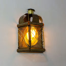 Arandela Artesanal Ouro Velho Latão Rainha 34cm 015 St1439