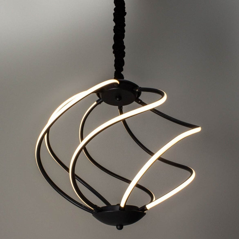 Luminária Pendente Kotaca 46x43cm PD1286P-PT 3000k 26w St1454