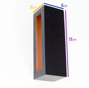 Arandela Puch Branca Led Efeito Decorativa Parede Teto 5w 15cm Branca e cobre St154 - 220V