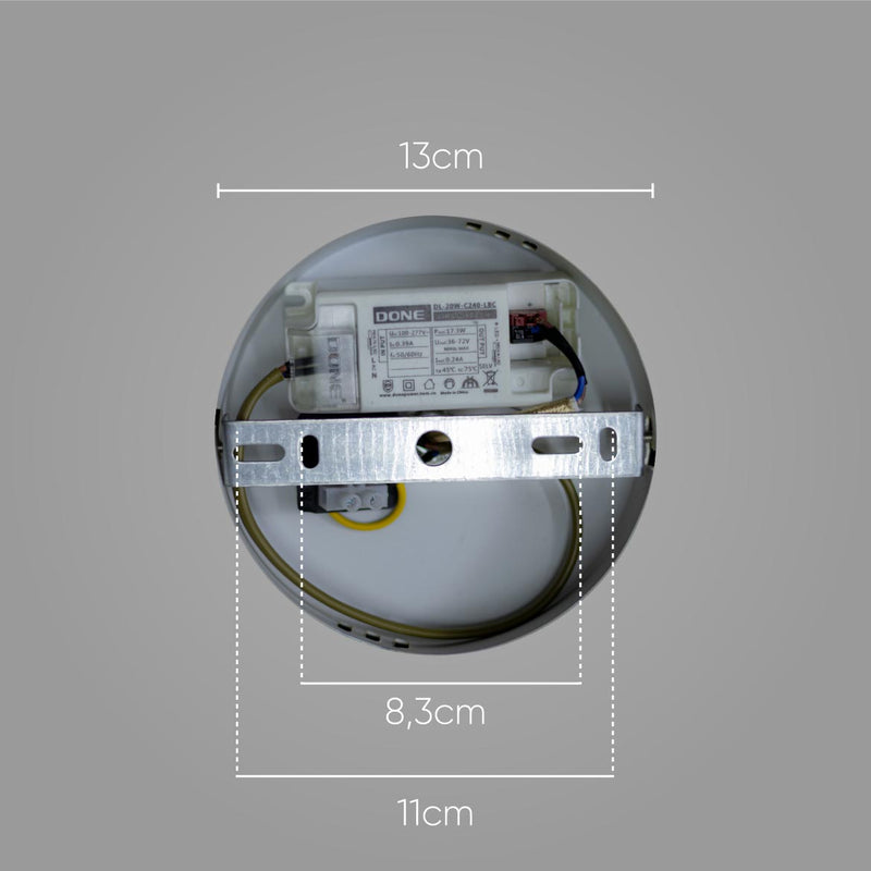 Pendente Petra Ouro Fosco e Ambar ZR107 LED 15W 2700K 3 Cúpulas Starlux ST2585