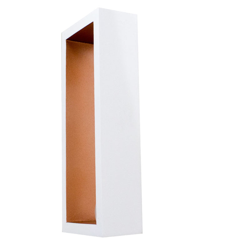 Arandela Puch Branca Led Efeito Decorativa Parede Teto 10w 50cm 5745/50-BT/CB-M St164 - Branca