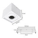 Plafon Spot Sobrepor Teto Box Branco P/ PAR20 Starlumen ST2755