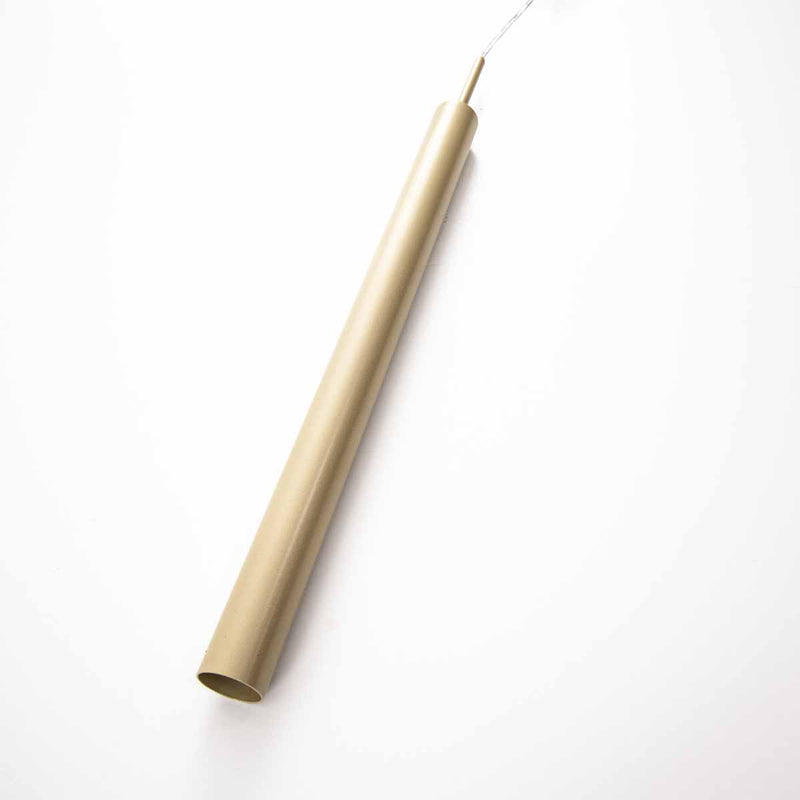 Pendente Tubo Champanhe 50cm 1xGU10 Cabo 3m Starlumen ST643