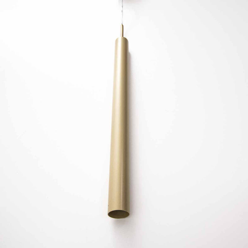 Pendente Tubo Champanhe 50cm 1xGU10 Cabo 3m Starlumen ST643