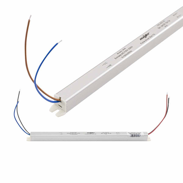 Mini Fonte de Alimentação Slim 12V 7A 84W p/ Perfil LED LRQ1123BIV ST1890