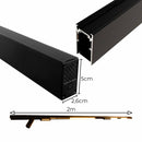 Perfil Trilho Magnético Sobrepor G20 2m DS9976 Delis ST2806-Delis-Starlumen