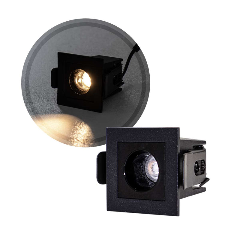 Spot Downlight Powerus Embutir 38° LED 2W Br. Quente 180lm 6370 Nordecor ST2992