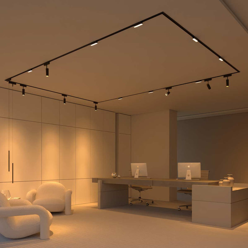 Spot LED Magnético Kay IN 24° 18W 3000K 48V P/ Trilho 6710 Nordecor ST3071