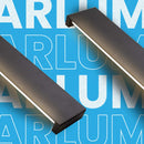 Arandela LED Yeni 7W 3000K 539LM 30CM IP65 Preta 2800 Nordecor ST3146-Nordecor-Starlumen