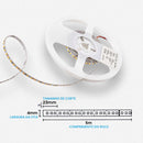 Fita LED 5M 2025 12V 5W/M 3000k 176LEDs/M 750lm/M IP20 7168 Nordecor ST3151-Nordecor-Starlumen