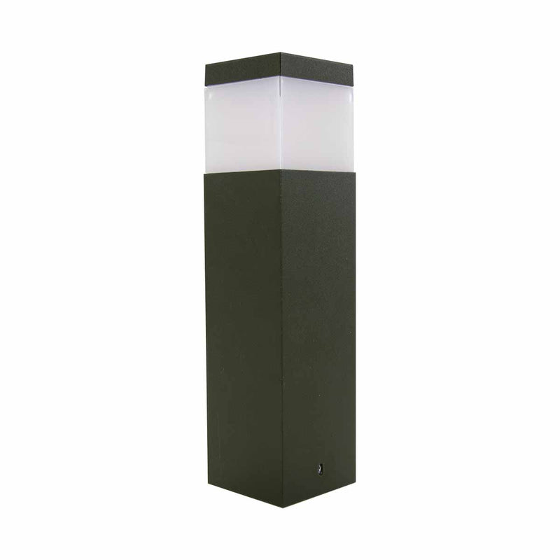 Poste Balizador 30cm P/ Jardim Em Alumínio Verde Militar 1xE27 ST1301