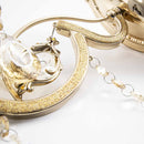 Arandela Cristal Clássica Candelabro Dourado 1xE27 Sindora ST3163-Sindora-Starlumen