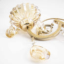 Arandela Cristal Clássica Candelabro Dourado 1xE27 Sindora ST3163-Sindora-Starlumen