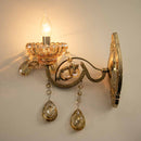 Arandela Cristal Clássica Candelabro Dourado 1xE27 Sindora ST3163-Sindora-Starlumen