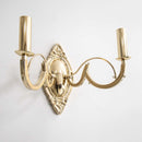 Arandela Cristal Clássica Candelabro Dourado 2 Braços 2xE14 Sindora ST3163-Sindora-Starlumen